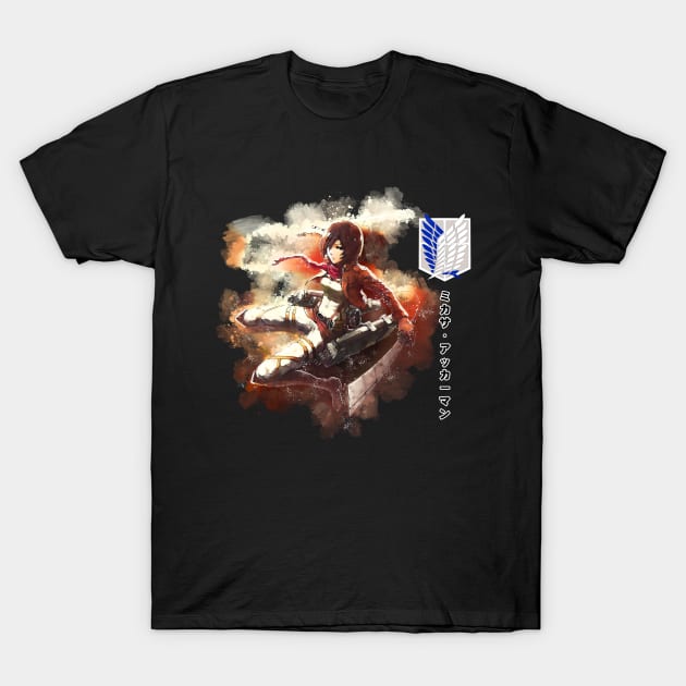 Mikasa color T-Shirt by Gonpachiro